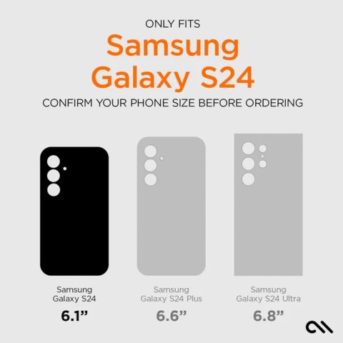 Case-Mate Ultra Tough Clear D3O - Etui Samsung Galaxy S24 (Przezroczysty) Case-Mate Case-Mate Ultra Tough Clear D3O - Etui Samsung Galaxy S24 (Przezroczysty) Case-Mate