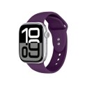 Crong Liquid - Pasek do Apple Watch 38/40/41/42 mm (śliwkowy) Crong