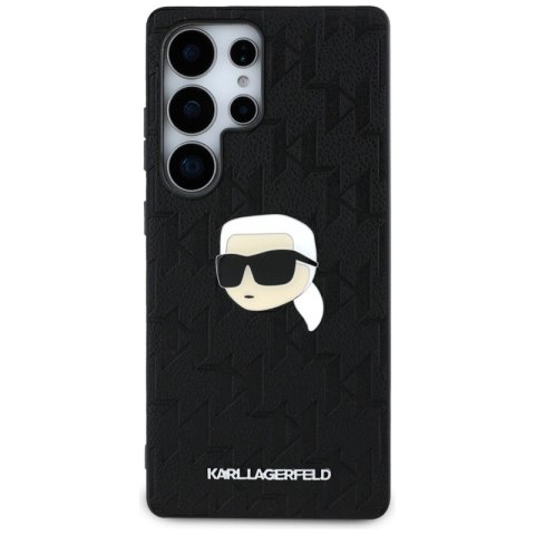 Karl Lagerfeld Leather Monogram Pin Logo Karl Head - Etui Samsung Galaxy S25 Ultra (czarny) Karl Lagerfeld Karl Lagerfeld Leather Monogram Pin Logo Karl Head - Etui Samsung Galaxy S25 Ultra (czarny) Karl Lagerfeld