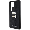 Karl Lagerfeld Leather Monogram Pin Logo Karl Head - Etui Samsung Galaxy S25 Ultra (czarny) Karl Lagerfeld