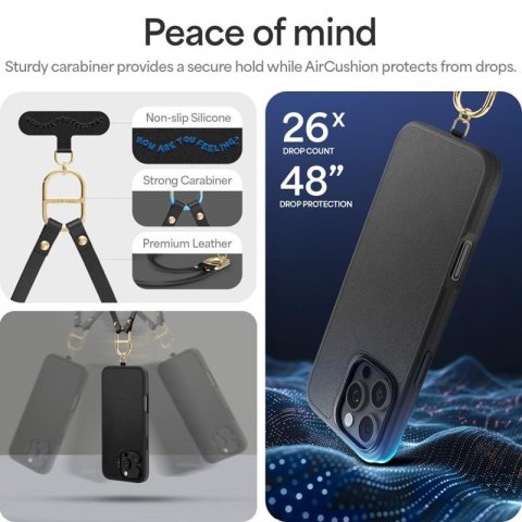 Spigen Cyrill Kajuk Classic Charm Mag MagSafe - Etui iPhone 16 Pro (Black) Spigen Spigen Cyrill Kajuk Classic Charm Mag MagSafe - Etui iPhone 16 Pro (Black) Spigen