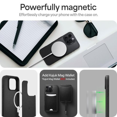Spigen Cyrill Kajuk Classic Charm Mag MagSafe - Etui iPhone 16 Pro (Black) Spigen Spigen Cyrill Kajuk Classic Charm Mag MagSafe - Etui iPhone 16 Pro (Black) Spigen