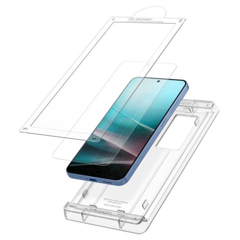 Spigen Elite Shield EZ Fit HD - Szkło hybrydowe do Samsung Galaxy S25+ (Przezroczysty) Spigen Spigen Elite Shield EZ Fit HD - Szkło hybrydowe do Samsung Galaxy S25+ (Przezroczysty) Spigen
