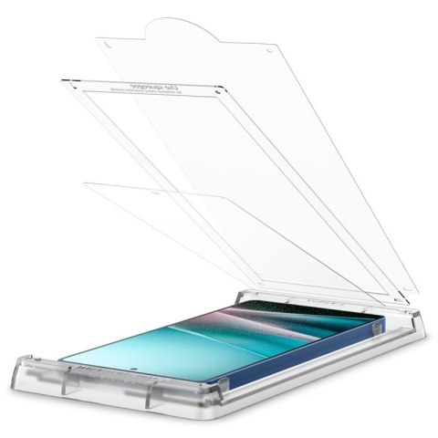 Spigen Elite Shield EZ Fit HD - Szkło hybrydowe do Samsung Galaxy S25 Ultra (Przezroczysty) Spigen Spigen Elite Shield EZ Fit HD - Szkło hybrydowe do Samsung Galaxy S25 Ultra (Przezroczysty) Spigen