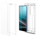 Spigen Elite Shield EZ Fit HD - Szkło hybrydowe do Samsung Galaxy S25 Ultra (Przezroczysty) Spigen
