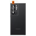 Spigen Optik Pro GLAS.TR EZ Fit Camera Protector 2-Pack - Szkło ochronne na obiektyw do Samsung Galaxy S24 Ultra (2 szt) (Czarny Spigen