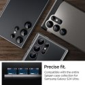 Spigen Optik Pro GLAS.TR EZ Fit Camera Protector 2-Pack - Szkło ochronne na obiektyw do Samsung Galaxy S24 Ultra (2 szt) (Czarny Spigen