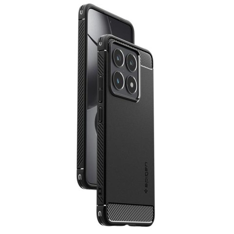Spigen Rugged Armor - Etui do Xiaomi 14T (Matte Black) Spigen Spigen Rugged Armor - Etui do Xiaomi 14T (Matte Black) Spigen