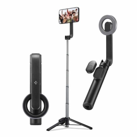 Spigen S570W MagSafe Bluetooth Selfie Stick Tripod - Statyw na smartfon / uchwyt selfie stick (Czarny) Spigen Spigen S570W MagSafe Bluetooth Selfie Stick Tripod - Statyw na smartfon / uchwyt selfie stick (Czarny) Spigen