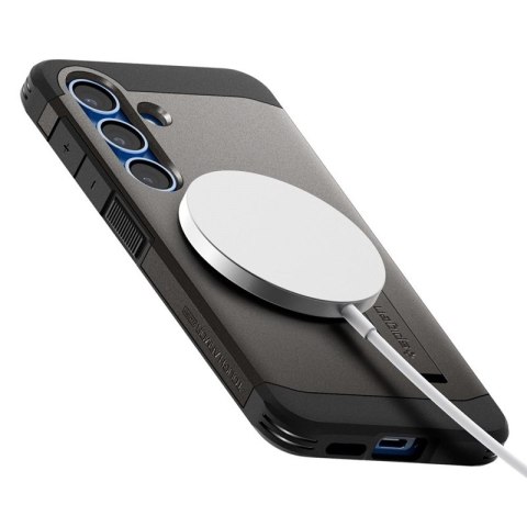 Spigen Tough Armor MagSafe - Etui do Samsung Galaxy S25 (Gunmetal) Spigen Spigen Tough Armor MagSafe - Etui do Samsung Galaxy S25 (Gunmetal) Spigen