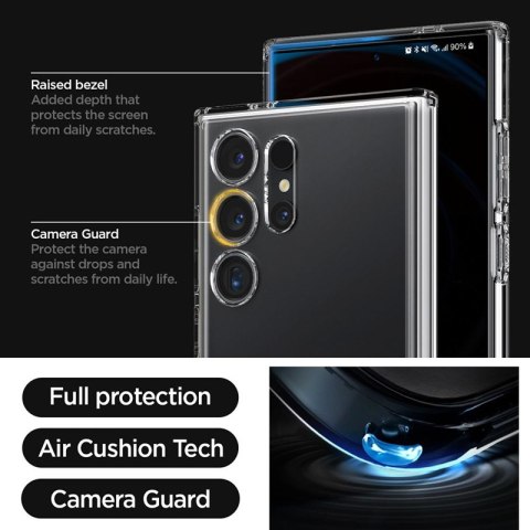 Spigen Ultra Hybrid "S" - Etui do Samsung Galaxy S24 Ultra (Przezroczysty) Spigen Spigen Ultra Hybrid "S" - Etui do Samsung Galaxy S24 Ultra (Przezroczysty) Spigen