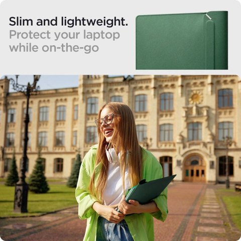 Spigen Valentinus Sleeve Laptop - Etui na notebooka 13" / 14" (Jeju Green) Spigen Spigen Valentinus Sleeve Laptop - Etui na notebooka 13" / 14" (Jeju Green) Spigen