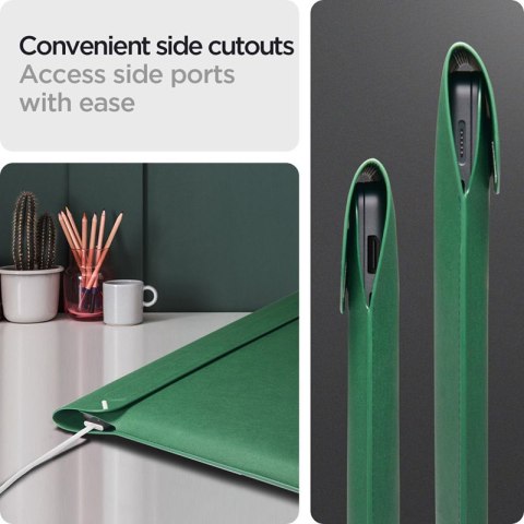 Spigen Valentinus Sleeve Laptop - Etui na notebooka 13" / 14" (Jeju Green) Spigen Spigen Valentinus Sleeve Laptop - Etui na notebooka 13" / 14" (Jeju Green) Spigen
