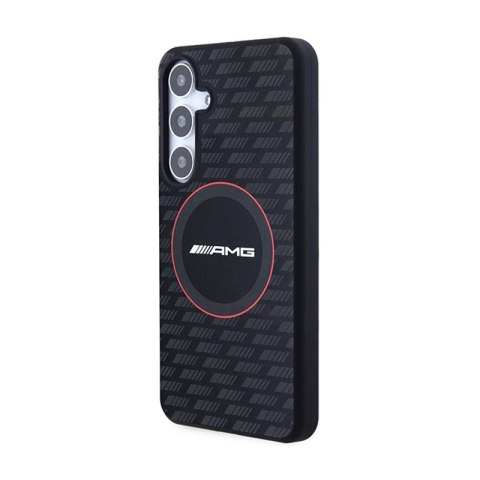AMG Silicone Carbon Pattern MagSafe - Etui Samsung Galaxy S24+ (czarny) AMG AMG Silicone Carbon Pattern MagSafe - Etui Samsung Galaxy S24+ (czarny) AMG