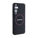 AMG Silicone Carbon Pattern MagSafe - Etui Samsung Galaxy S24+ (czarny) AMG