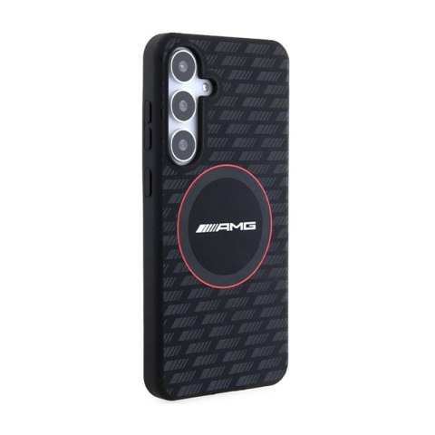 AMG Silicone Carbon Pattern MagSafe - Etui Samsung Galaxy S24+ (czarny) AMG AMG Silicone Carbon Pattern MagSafe - Etui Samsung Galaxy S24+ (czarny) AMG
