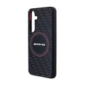 AMG Silicone Carbon Pattern MagSafe - Etui Samsung Galaxy S24+ (czarny) AMG
