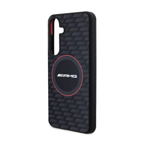 AMG Silicone Carbon Pattern MagSafe - Etui Samsung Galaxy S24+ (czarny) AMG AMG Silicone Carbon Pattern MagSafe - Etui Samsung Galaxy S24+ (czarny) AMG