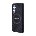 AMG Silicone Carbon Pattern MagSafe - Etui Samsung Galaxy S24 (czarny) AMG
