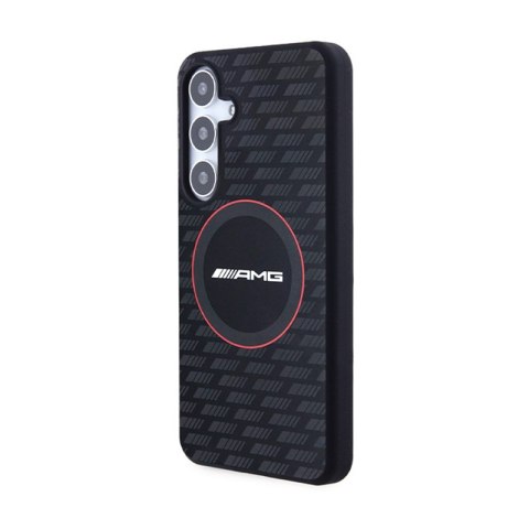 AMG Silicone Carbon Pattern MagSafe - Etui Samsung Galaxy S24 (czarny) AMG AMG Silicone Carbon Pattern MagSafe - Etui Samsung Galaxy S24 (czarny) AMG