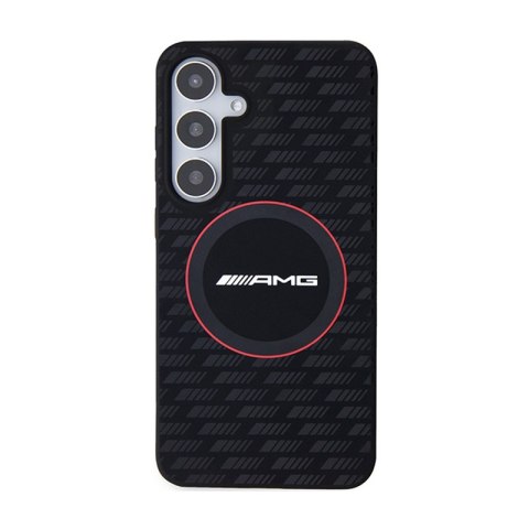 AMG Silicone Carbon Pattern MagSafe - Etui Samsung Galaxy S24 (czarny) AMG AMG Silicone Carbon Pattern MagSafe - Etui Samsung Galaxy S24 (czarny) AMG