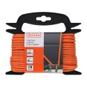 Black&Decker - Lina transportowa z elementami odblaskowymi + nawijak 4mm / 20m Black and Decker