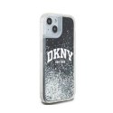 DKNY Liquid Glitter Big Logo - Etui iPhone 15 Plus / 14 Plus (czarny) DKNY