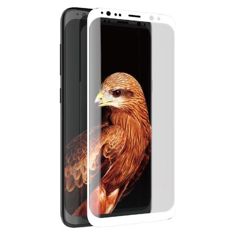 X-Doria Armour 3D Glass - Szkło ochronne 9H na Samsung Galaxy S8 (biała ramka) X-Doria X-Doria Armour 3D Glass - Szkło ochronne 9H na Samsung Galaxy S8 (biała ramka) X-Doria