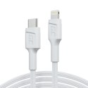 Green Cell PowerStream - Kabel Przewód USB-C - Lightning 100 cm Power Delivery certyfikat Apple MFi (biały) Green Cell