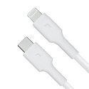 Green Cell PowerStream - Kabel Przewód USB-C - Lightning 100 cm Power Delivery certyfikat Apple MFi (biały) Green Cell