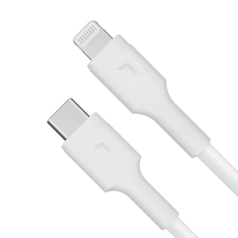 Green Cell PowerStream - Kabel Przewód USB-C - Lightning 100 cm Power Delivery certyfikat Apple MFi (biały) Green Cell Green Cell PowerStream - Kabel Przewód USB-C - Lightning 100 cm Power Delivery certyfikat Apple MFi (biały) Green Cell
