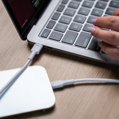 Green Cell PowerStream - Kabel Przewód USB-C - Lightning 100 cm Power Delivery certyfikat Apple MFi (biały) Green Cell Green Cell PowerStream - Kabel Przewód USB-C - Lightning 100 cm Power Delivery certyfikat Apple MFi (biały) Green Cell