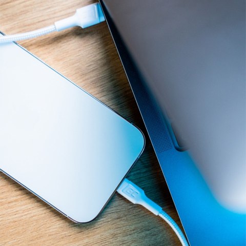 Green Cell PowerStream - Kabel Przewód USB-C - Lightning 100 cm Power Delivery certyfikat Apple MFi (biały) Green Cell Green Cell PowerStream - Kabel Przewód USB-C - Lightning 100 cm Power Delivery certyfikat Apple MFi (biały) Green Cell