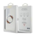 Guess IML Flowers Wreath MagSafe - Etui Samsung Galaxy S24 Ultra (przezroczysty) Guess