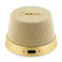 Guess Magnetic Script Metal Logo - Głośnik Bluetooth V5.3 (złoty) Guess