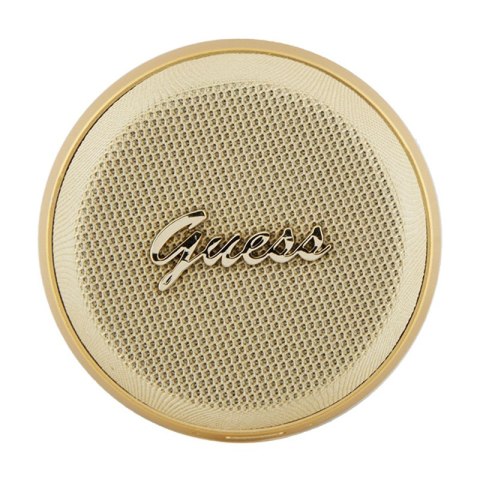 Guess Magnetic Script Metal Logo - Głośnik Bluetooth V5.3 (złoty) Guess Guess Magnetic Script Metal Logo - Głośnik Bluetooth V5.3 (złoty) Guess
