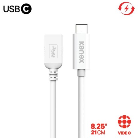 Kanex przejściówka z USB-C na USB żeński (21 cm) Kanex Kanex przejściówka z USB-C na USB żeński (21 cm) Kanex
