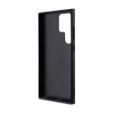 Karl Lagerfeld Saffiano Karl & Choupette Metal Pin - Etui Samsung Galaxy S24 Ultra (czarny) Karl Lagerfeld