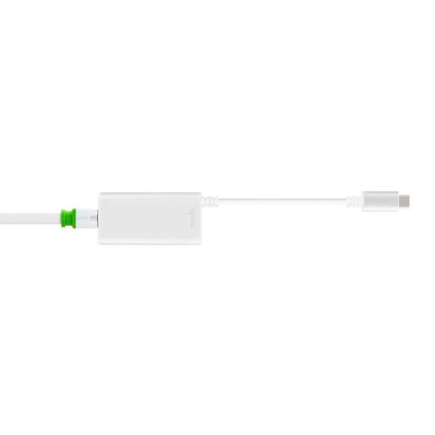 Moshi USB-C to Gigabit Ethernet Adapter - Aluminiowa przejściówka z USB-C na Gigabit Ethernet (srebrny) Moshi Moshi USB-C to Gigabit Ethernet Adapter - Aluminiowa przejściówka z USB-C na Gigabit Ethernet (srebrny) Moshi