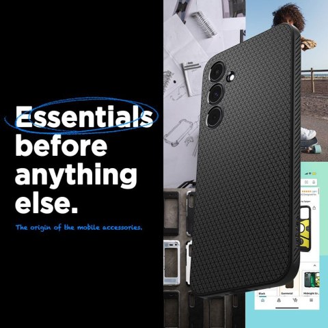 Spigen Liquid Air - Etui do Samsung Galaxy A55 5G (Matte Black) Spigen Spigen Liquid Air - Etui do Samsung Galaxy A55 5G (Matte Black) Spigen