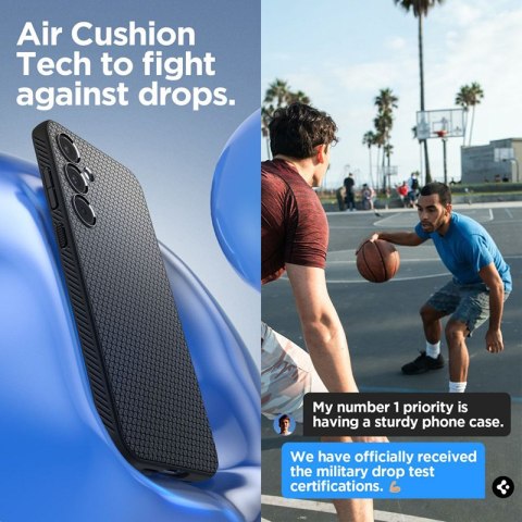 Spigen Liquid Air - Etui do Samsung Galaxy A55 5G (Matte Black) Spigen Spigen Liquid Air - Etui do Samsung Galaxy A55 5G (Matte Black) Spigen