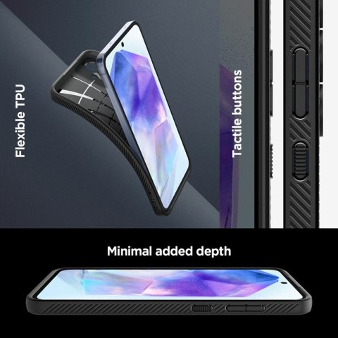 Spigen Liquid Air - Etui do Samsung Galaxy A55 5G (Matte Black) Spigen Spigen Liquid Air - Etui do Samsung Galaxy A55 5G (Matte Black) Spigen