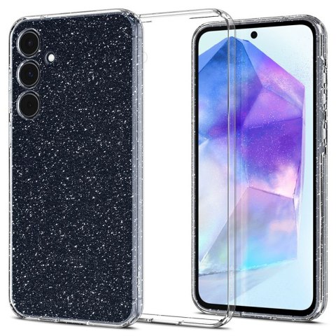 Spigen Liquid Crystal Glitter - Etui do Samsung Galaxy A55 5G (Przezroczysty) Spigen Spigen Liquid Crystal Glitter - Etui do Samsung Galaxy A55 5G (Przezroczysty) Spigen