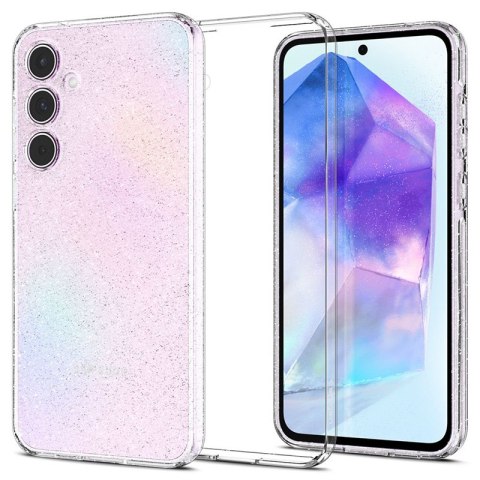 Spigen Liquid Crystal Glitter - Etui do Samsung Galaxy A55 5G (Przezroczysty) Spigen Spigen Liquid Crystal Glitter - Etui do Samsung Galaxy A55 5G (Przezroczysty) Spigen