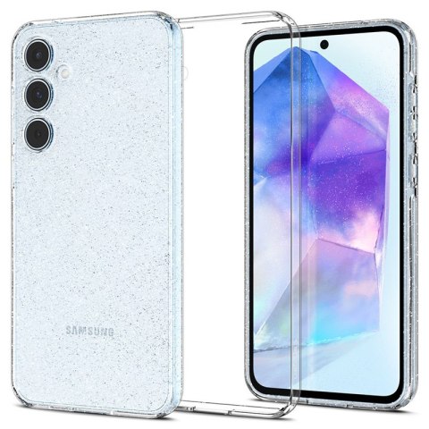 Spigen Liquid Crystal Glitter - Etui do Samsung Galaxy A55 5G (Przezroczysty) Spigen Spigen Liquid Crystal Glitter - Etui do Samsung Galaxy A55 5G (Przezroczysty) Spigen