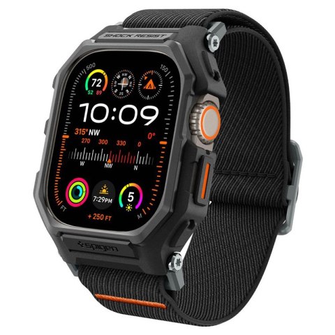 Spigen Lite Fit "Pro" - Etui z paskiem do Apple Watch Ultra 1/2 49 mm (Matte Black) Spigen Spigen Lite Fit "Pro" - Etui z paskiem do Apple Watch Ultra 1/2 49 mm (Matte Black) Spigen