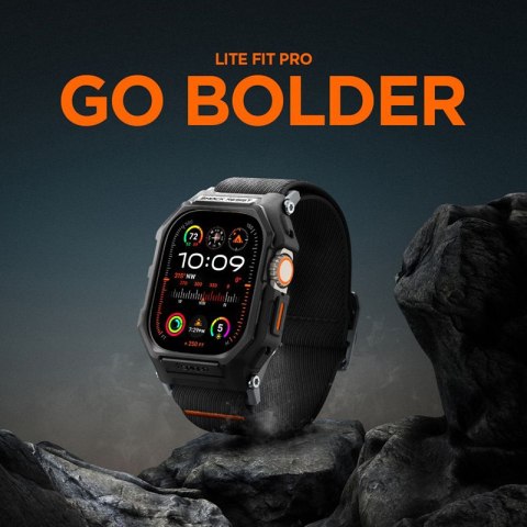 Spigen Lite Fit "Pro" - Etui z paskiem do Apple Watch Ultra 1/2 49 mm (Matte Black) Spigen Spigen Lite Fit "Pro" - Etui z paskiem do Apple Watch Ultra 1/2 49 mm (Matte Black) Spigen