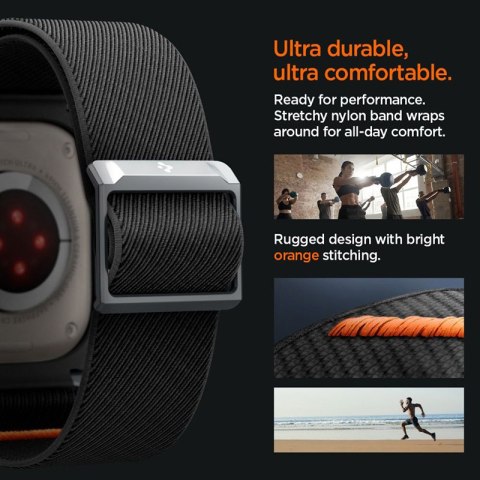 Spigen Lite Fit "Pro" - Etui z paskiem do Apple Watch Ultra 1/2 49 mm (Matte Black) Spigen Spigen Lite Fit "Pro" - Etui z paskiem do Apple Watch Ultra 1/2 49 mm (Matte Black) Spigen