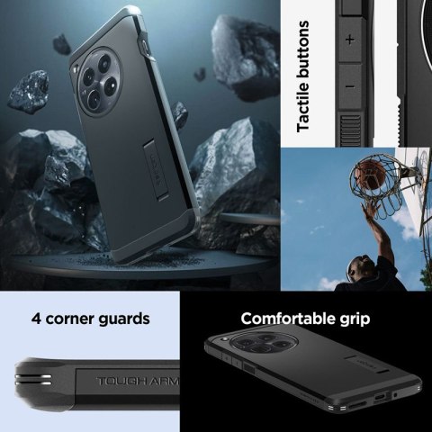 Spigen Tough Armor - Etui do OnePlus 12 (Czarny) Spigen Spigen Tough Armor - Etui do OnePlus 12 (Czarny) Spigen