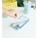Disney Stitch - Magnetyczny notatnik / lista zakupów na lodówkę + ołówek z kolekcji Tropical (10 x 21 cm) Stitch